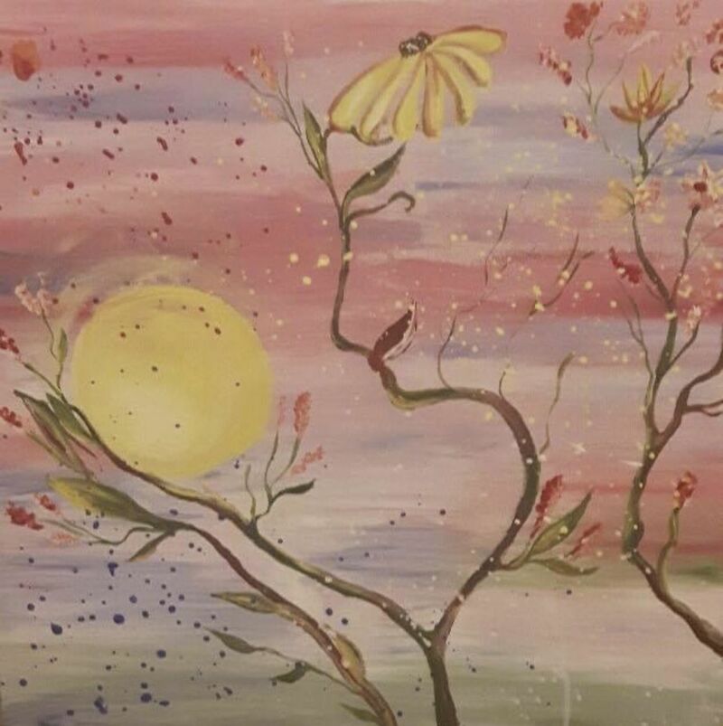 Sun in the hands - a Paint by nadezda koleda