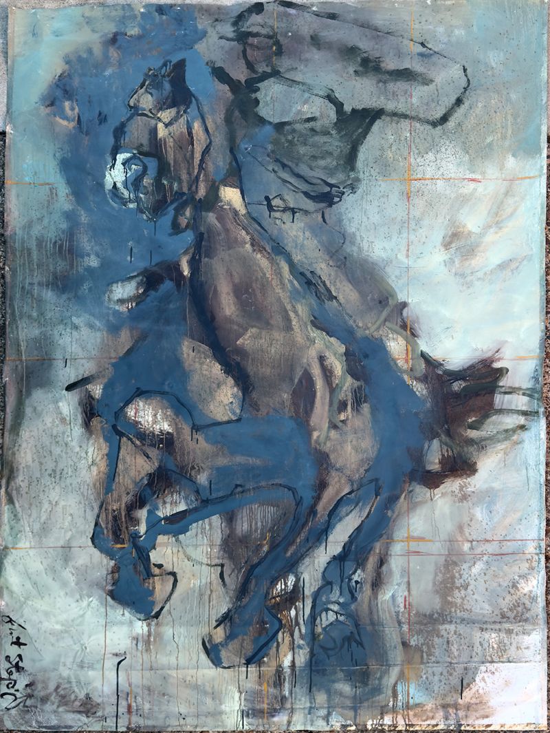 The Ride - a Paintings by E M Ferrell