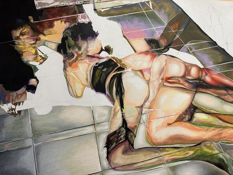Untitled No. 4 - a Paintings by Vania Gunarti