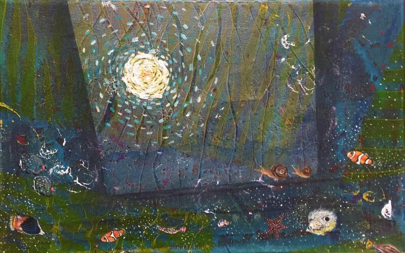 A window in the sea - a Paint by Delia Tsai