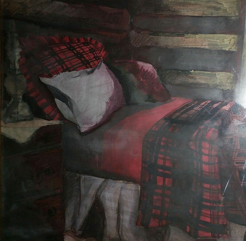 Cabin - a Paint by Lăcraru Topor Roxana Gabriela