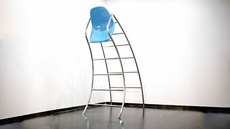 Lifeguard Chair/Stoop - a Sculpture & Installation by Rong Bao