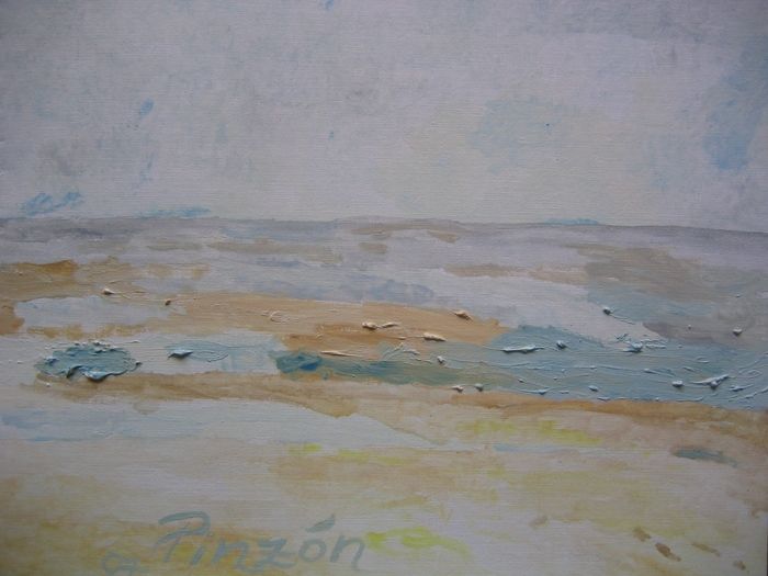 View from Royan - a Paintings by Luis Pinzon