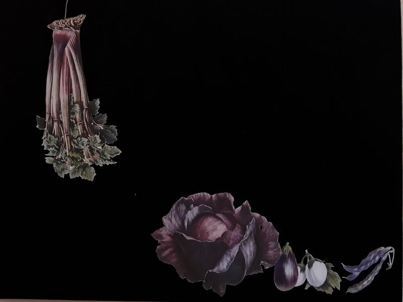 Naturaleza muerta II, en gama de violetas - a Paint by iluminatela 