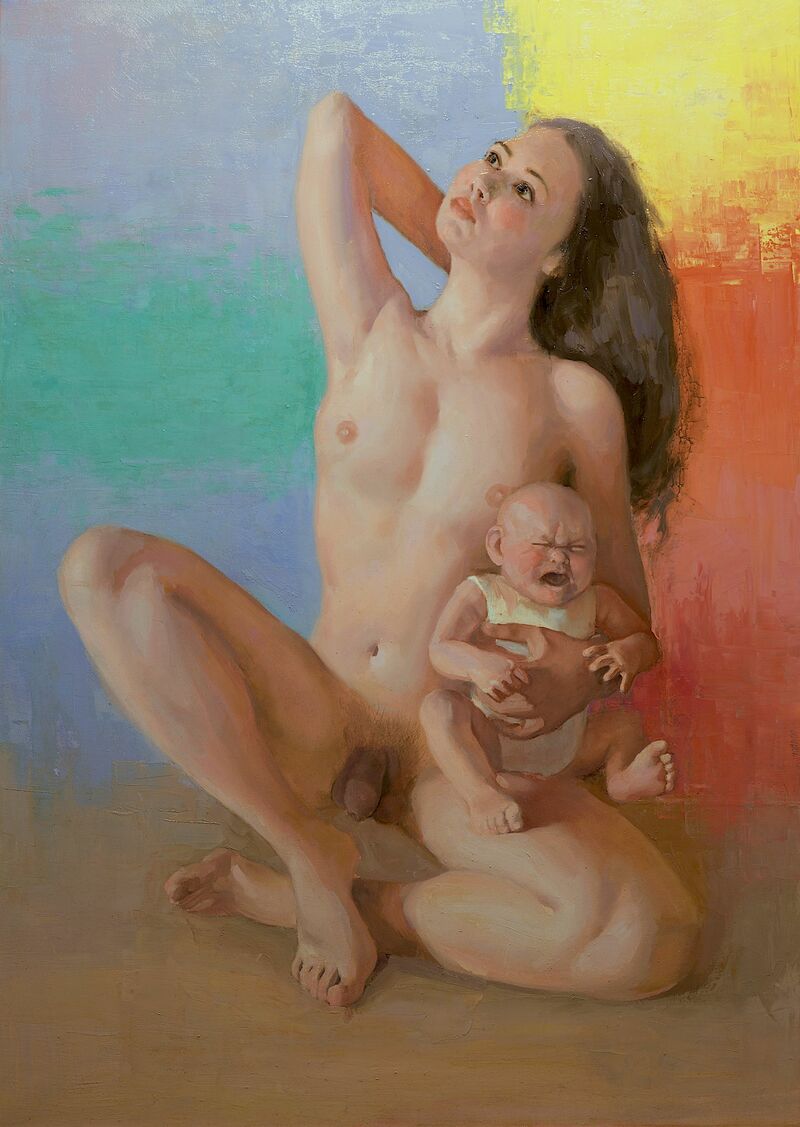 Mommy - a Paint by Olga De Matteis