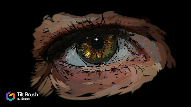 Eye - a Digital Graphics and Cartoon by Lisa Padilla