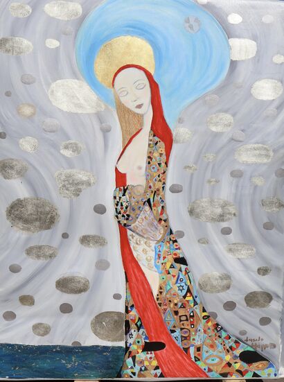 Madonna of the wind - a Paint Artowrk by Laszlo Hamori