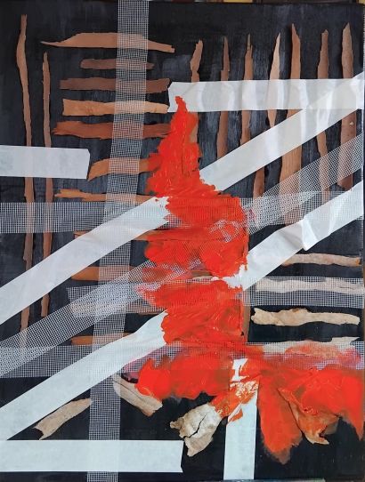 Still bleeding  - a Paintings Artwork by Riccardo  Aleandri 