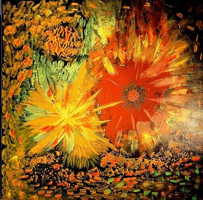 Explosive - a Paint Artowrk by Anita Kürten