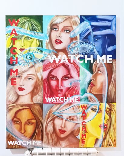 Watch me - A Paint Artwork by FRANCESCA Mensitieri
