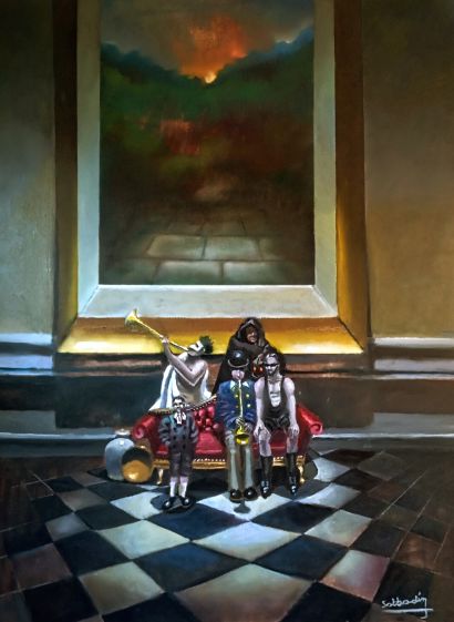 Los sueños oníricos  - a Paintings Artwork by Fabián 