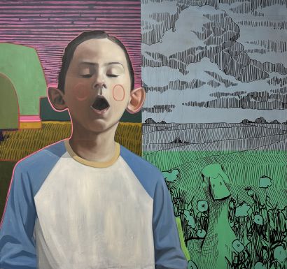 Silent seams  - a Paint Artowrk by Jaroslav Drazil