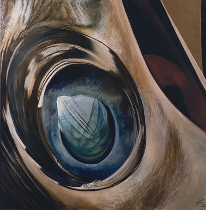 Occhio di pesce (spada) - A Paint Artwork by Lucia Canzian