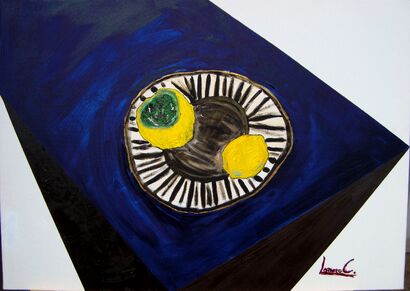 Two lemons - A Paint Artwork by Lorenzo Campetella
