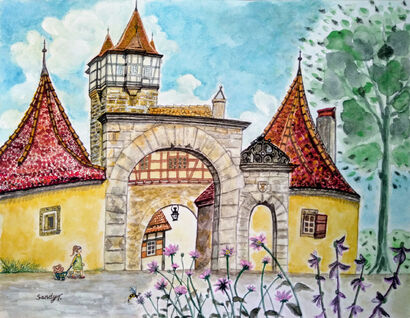 Fancy Rothenburg - a Paint Artowrk by Jo Lan Tao