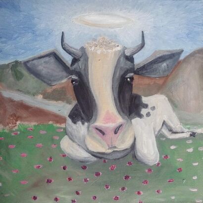 Holy cow - A Paint Artwork by Yana Chenia