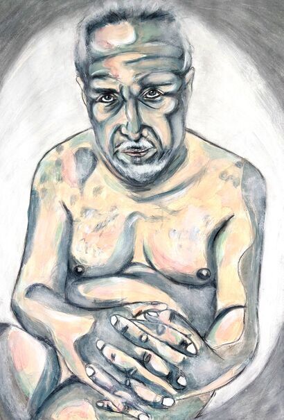 Richard - a Paint Artowrk by Nadine Van Bogaert