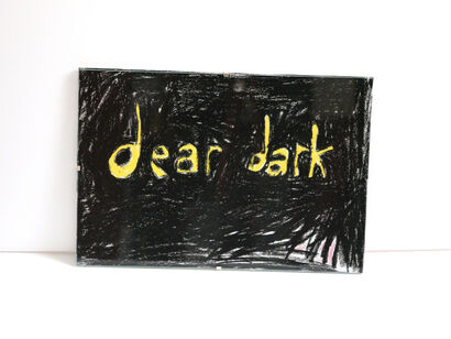 Dear dark, - A Paint Artwork by Anna Frijstein