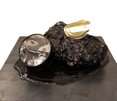 Petroleum rock #33 - a Sculpture & Installation Artowrk by Elisa Baldissera