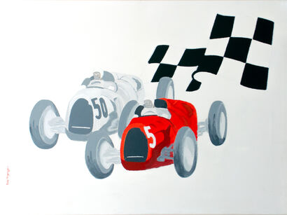 the racers - a Paint Artowrk by Alessandro Radice