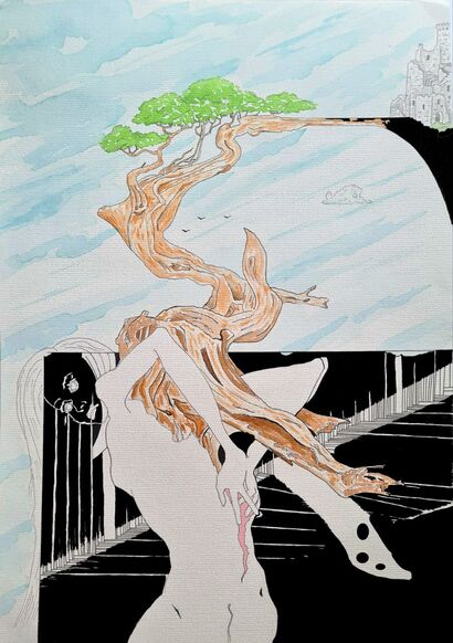 Growth in Spite of - a Paint Artowrk by Gera