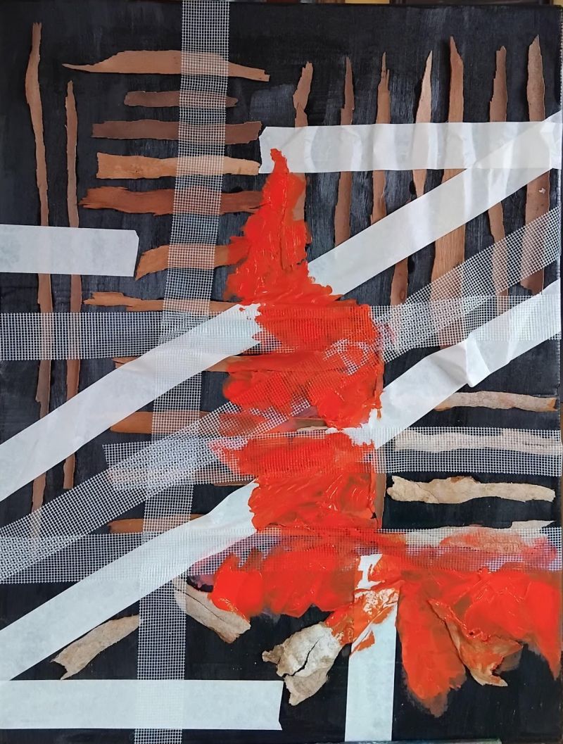 Still bleeding  - a Paintings by Riccardo  Aleandri 