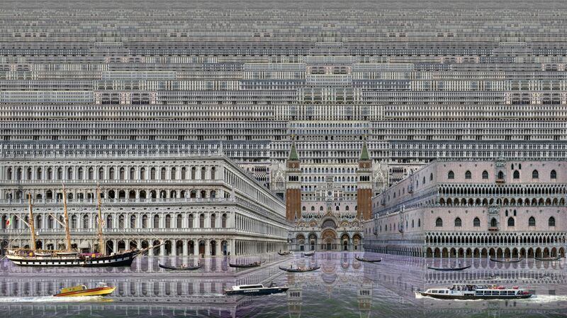 Babele Piazza San Marco  - a Photographic Art by sergio frada