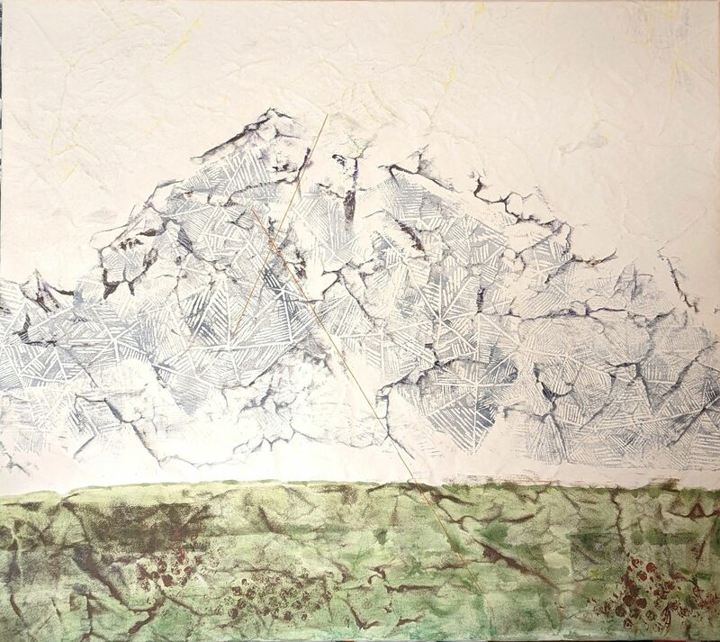 impression of mountain - a Paint by Marie- Hélène Allemandou