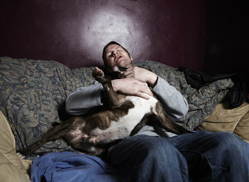 Man and Dog #3467, 2013 - a Photographic Art by RICHARD ANSETT