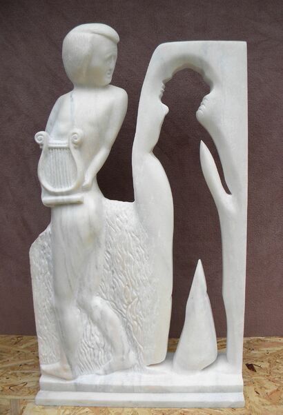 Orpheus and Eurydice - a Sculpture & Installation Artowrk by Vasile Stefanoiu