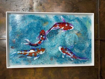 Koi Dancer - a Paintings Artwork by Gerd Stritzel