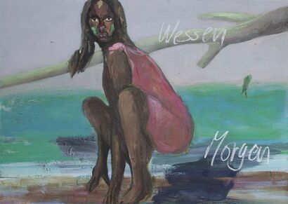 Wessen Morgen ist das Morgen ( Whoes tomorrow is tomorrow) - A Paint Artwork by Eva Kunze