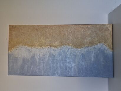 When the sea embraces the earth - a Paint Artowrk by Kcris