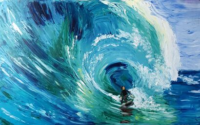Wave - A Paint Artwork by Samitina Ekaterina
