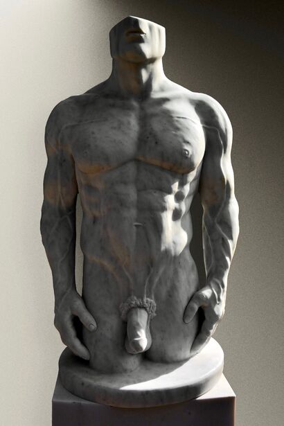 Beautiful Man II - a Sculpture & Installation Artowrk by Sherry Tipton