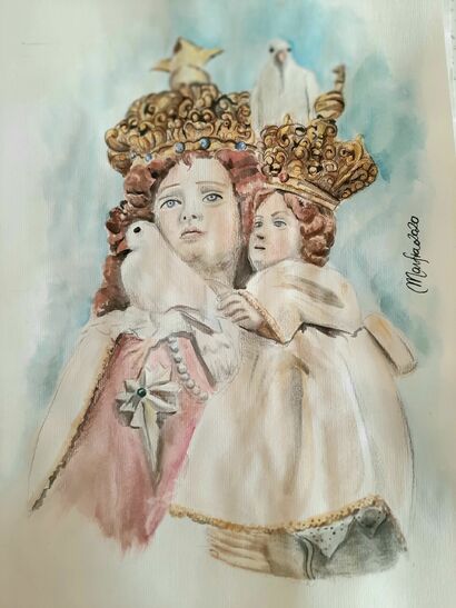 Madonna delle Galline - A Paint Artwork by Francesca Marfia