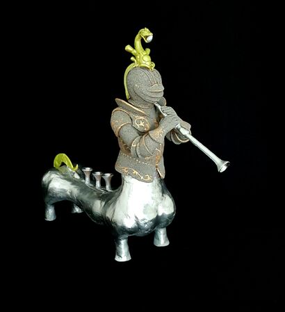 Centaur Enchanter - Centauro Incantatore - A Sculpture & Installation Artwork by TATIANA BARTSOVA