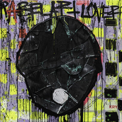 REBEL HEAD - a Paint Artowrk by KRY_