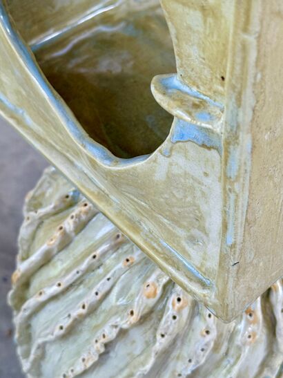 Cactus serie saguaro- side table - a Sculpture & Installation Artowrk by Guez laurent