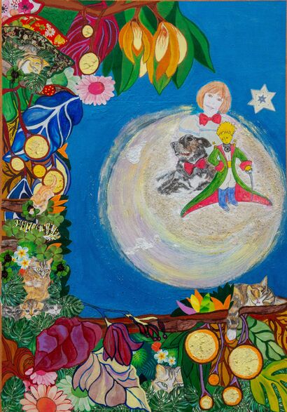 La Luna di Sara - a Paint Artowrk by Ivana