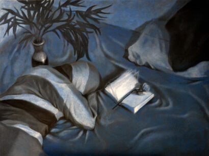 Falling asleep - a Paint Artowrk by Maxime Cohen