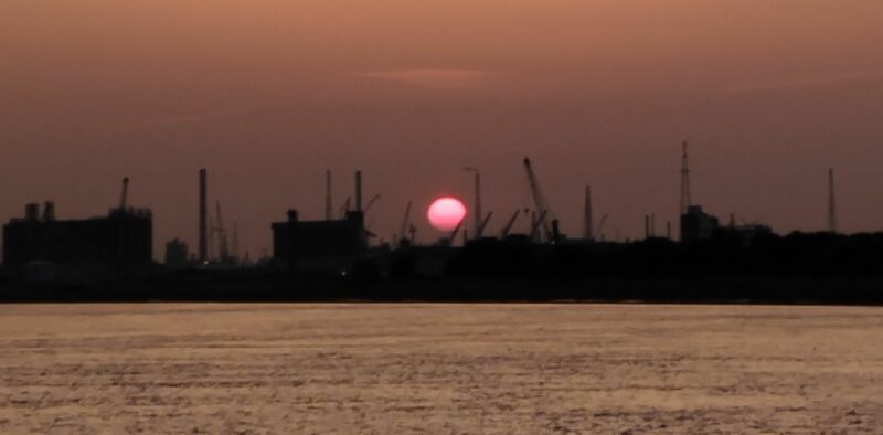 Industrial sunset. - a Photographic Art by KukumariART