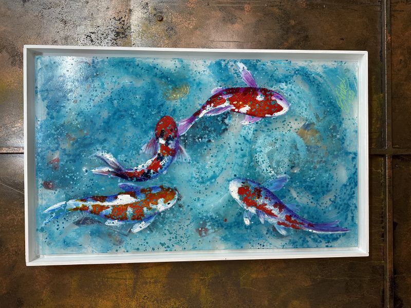 Koi Dancer - a Paintings by Gerd Stritzel