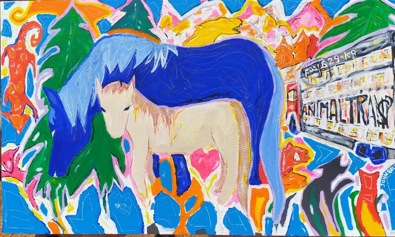 The Foal-Meat for Kg - a Paint by john bellan