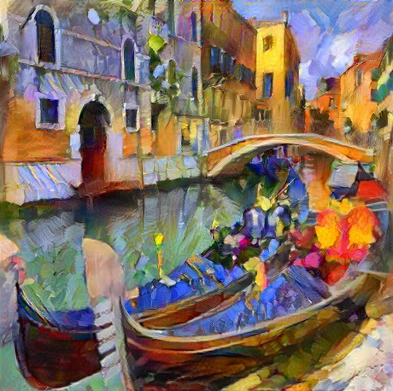 Siesta. Aspettando gli innamorati a Venezia!  - a Paint by Danil Rostotsky