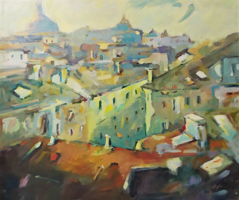 Tetti veneziani - a Paint by gianpaolo callegaro