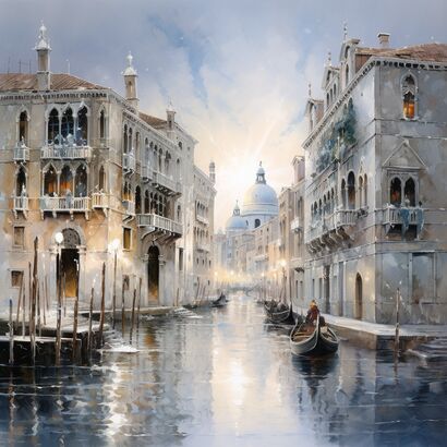 Love Winter in Venedig  - a Digital Art Artowrk by NSCHU