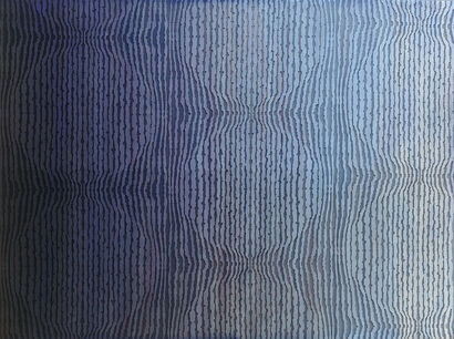 Infinite blue - A Paint Artwork by Val Wecerka