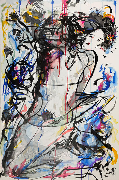 Senza identità - A Paint Artwork by Franca Lavorato