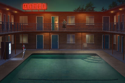 Motel - a Photographic Art Artowrk by Fang Tong